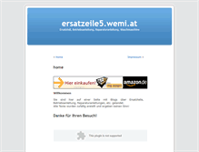 Tablet Screenshot of ersatzteile5.wemi.at